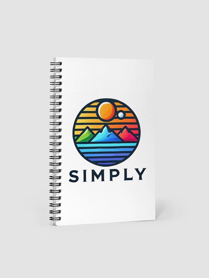 Simply Serene Spiral Notebook product image (1)