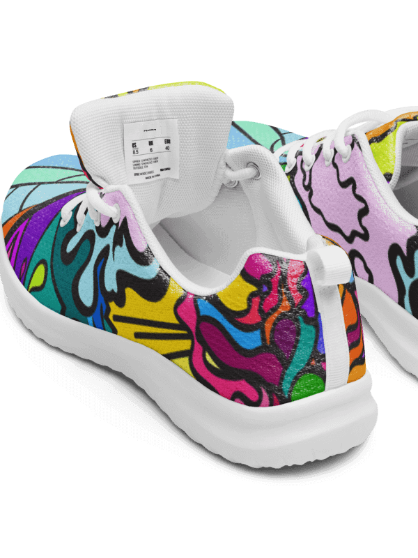 Energize Your Stride: Vibrant Women's Athletic Shoes - Wave at Sunset product image (8)