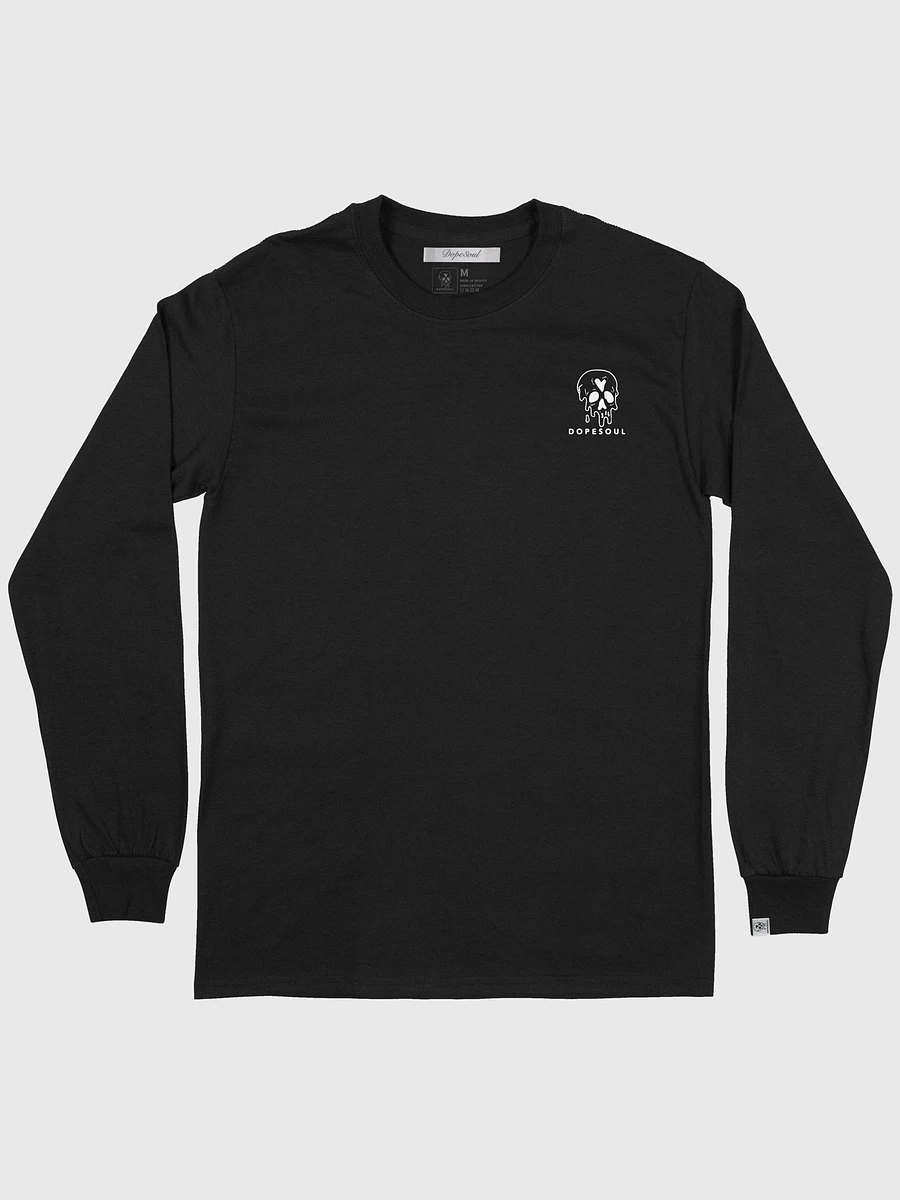 BLACK WORDMARK AND SKULL L/S product image (2)