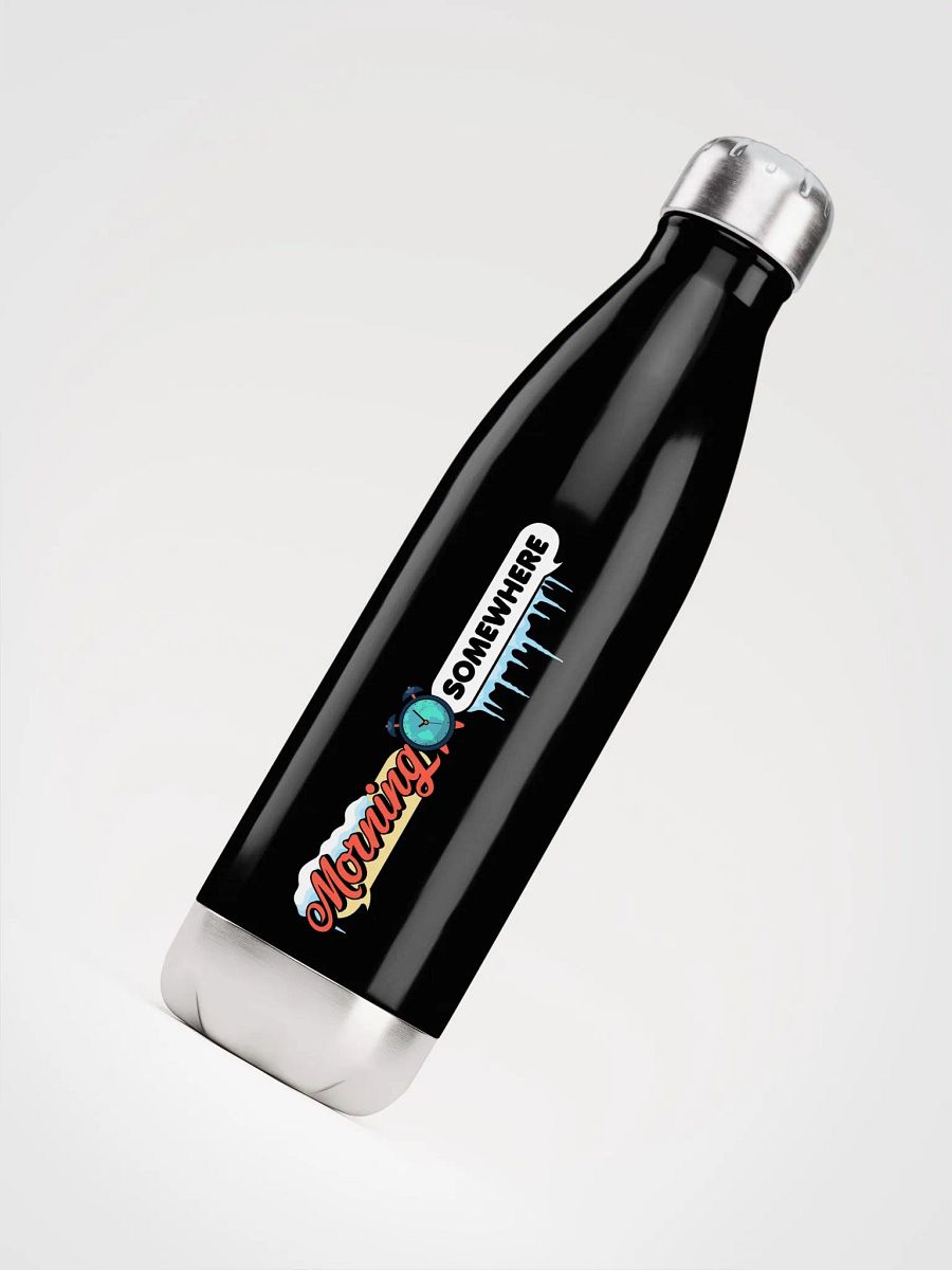 Morning Somewhere FROSTY SIDE WAYS Stainless Steel Water Bottle product image (4)