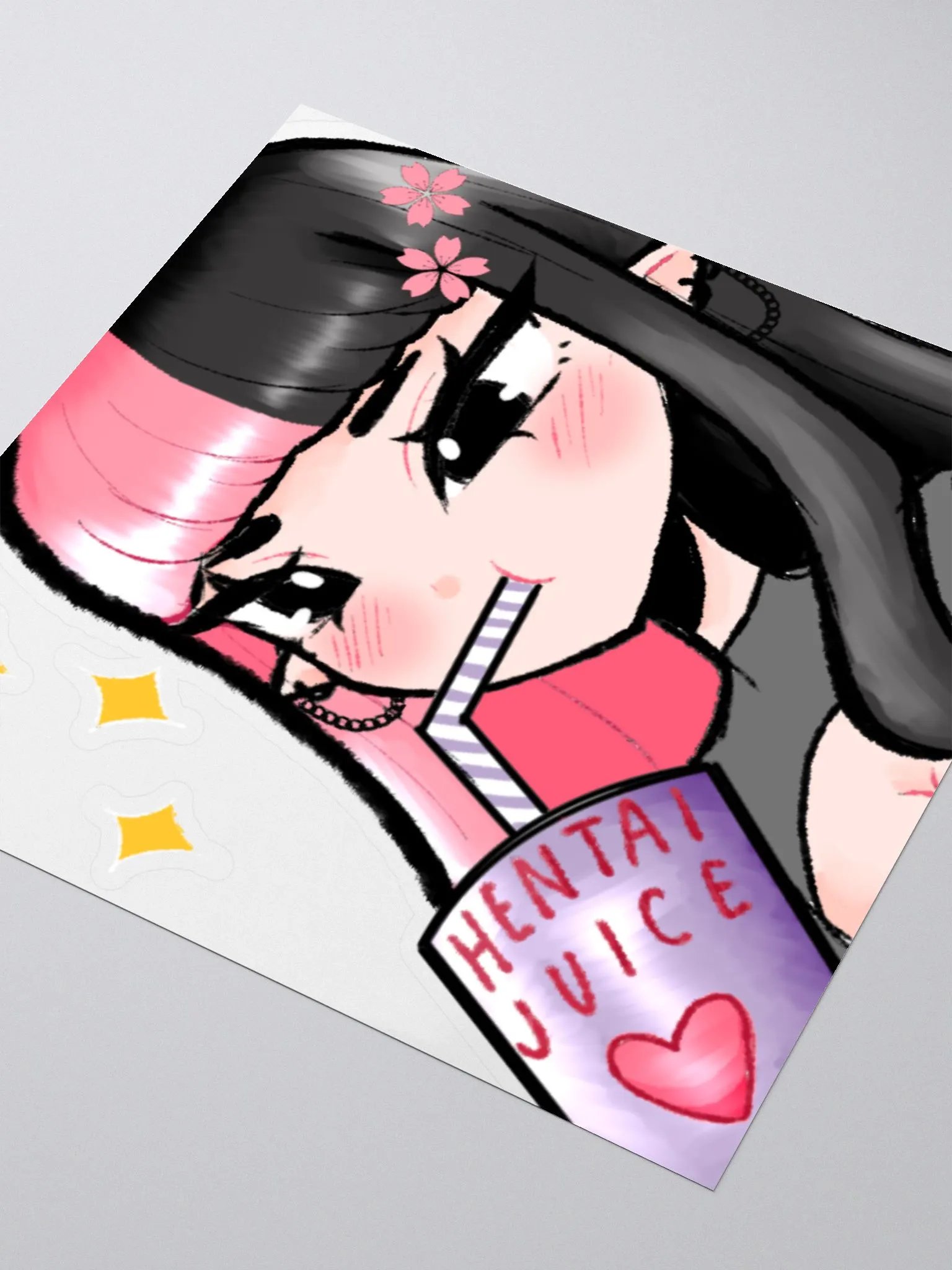 hentai juice hydrate sticker product image (3)