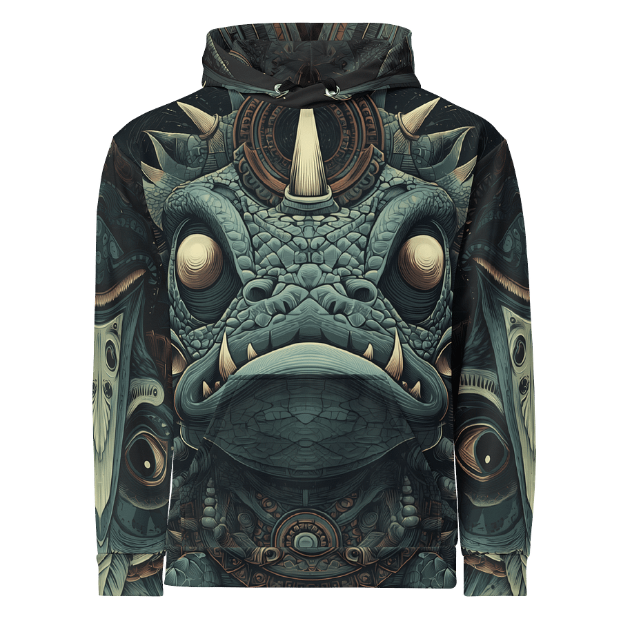 Tribal Psychedelic Reptilian Unisex Hoodie product image (1)