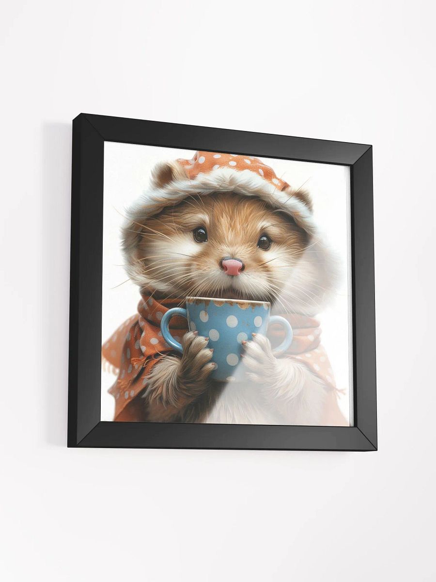Coffee Lover Cute Baby Otter Art product image (4)