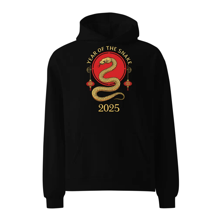 Year of the Snake Unisex Oversized Hoodie - Celebrate the Chinese New Year product image (1)