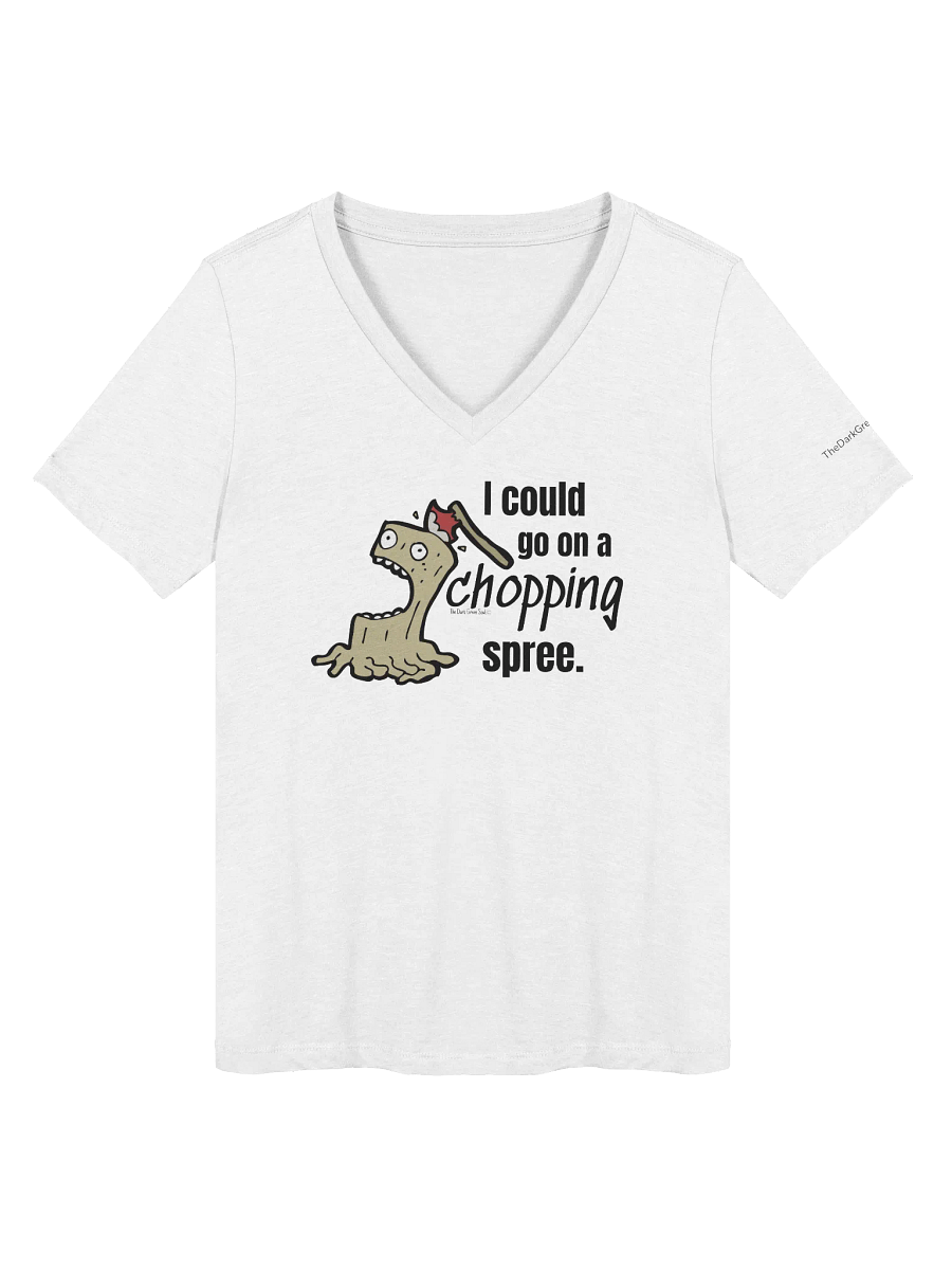 Chopping Spree Black - Women's V-Neck Tee product image (5)