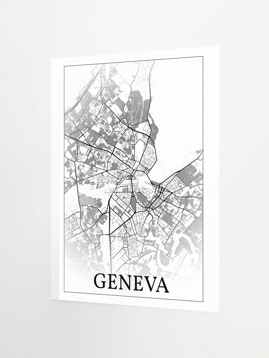 Geneva, Switzerland, city map print product image (7)