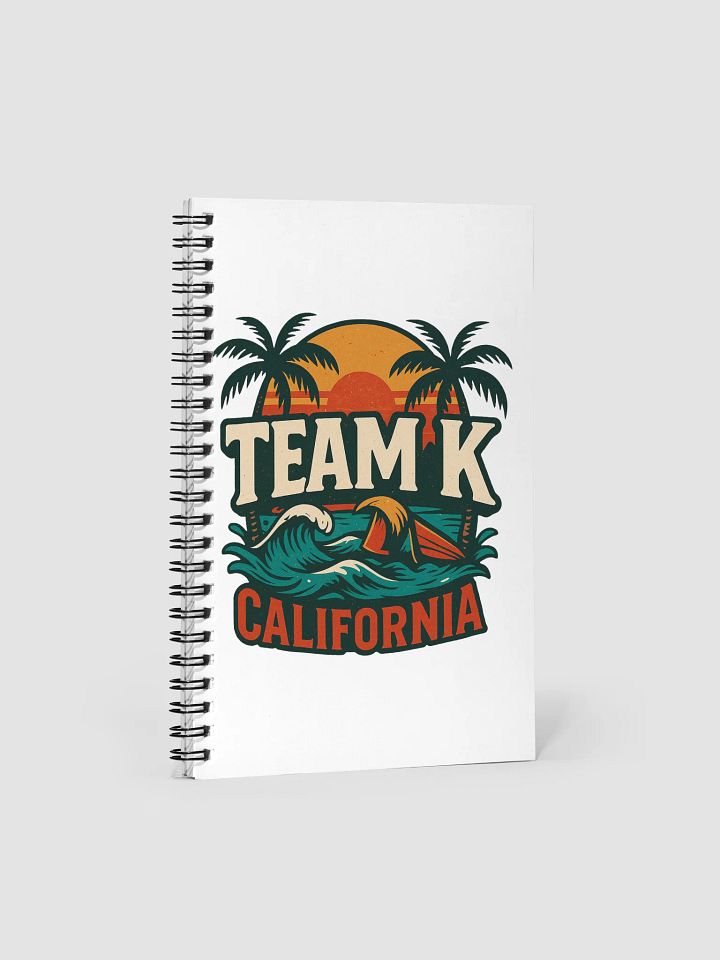 TEAM K CALIFORNIA Spiral Notebook product image (1)