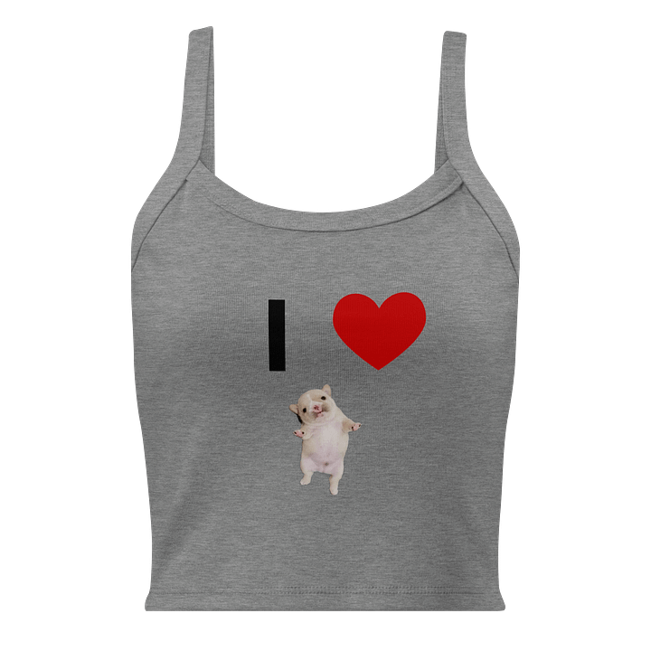I HEART PIBBLE (tank top) - light colors product image (1)
