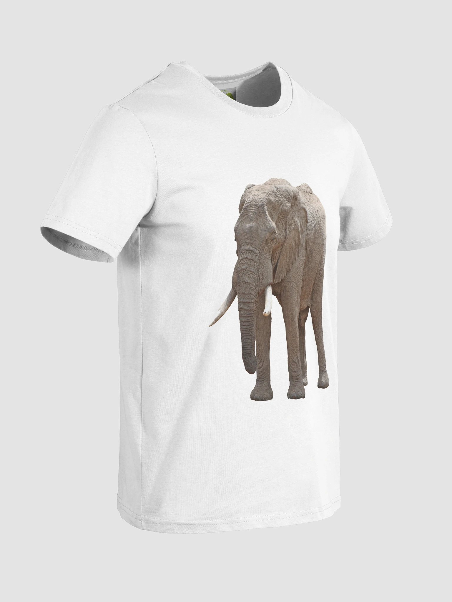 African Savanna Elephant Organic Cotton T-Shirt -plain product image (2)