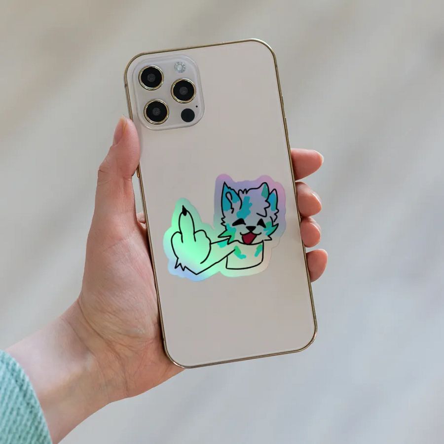 Fisk Frick You Holographic Sticker product image (8)