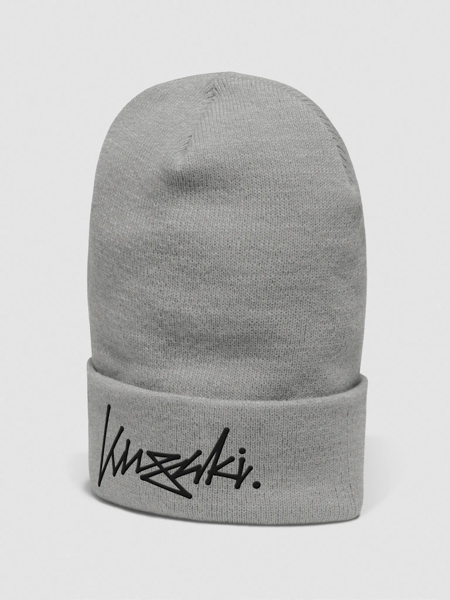 Kusaki - Skate Style Logo Embroidered Beanie (Black Logo) product image (2)