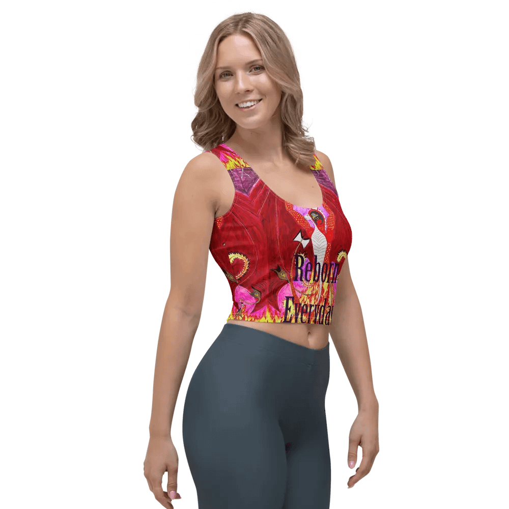 Reborn Everyday All-Over Print Crop Top product image (4)