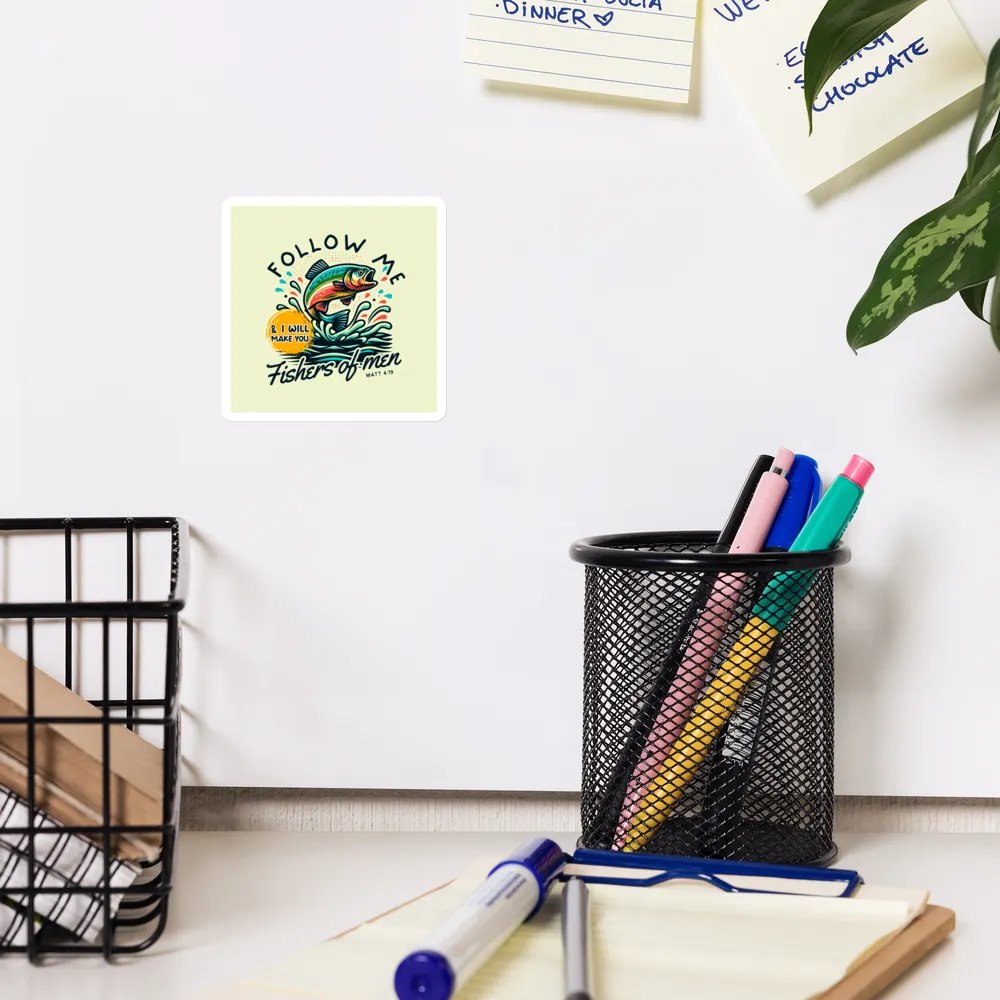 Follow Me and I Will Make You Fishers of Men Die-Cut Magnets product image (10)