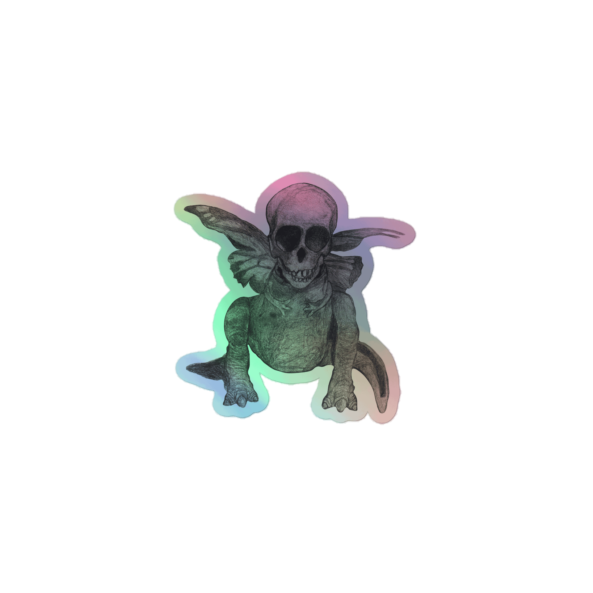 Dumb Little Guy Holographic Sticker product image (2)