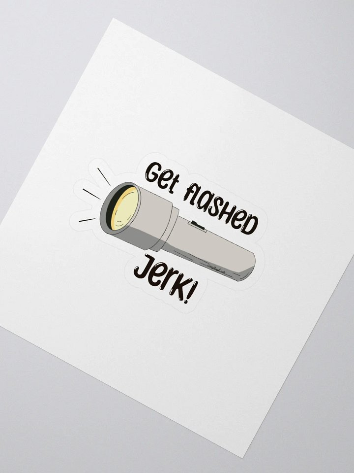 Get Flashed Jerk Sticker product image (2)