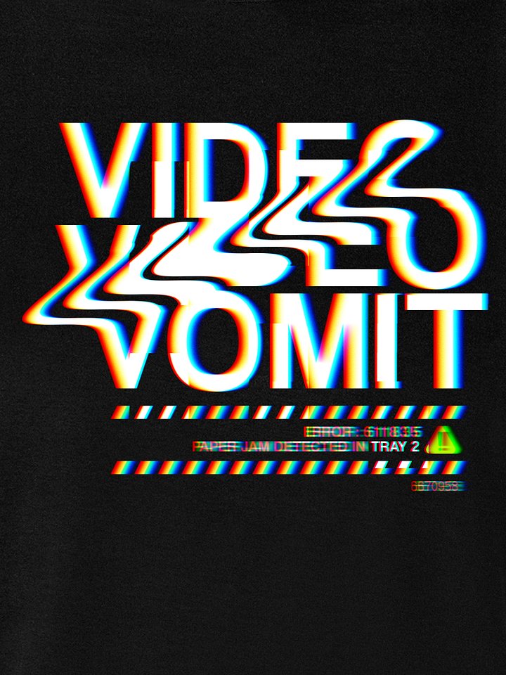 VIDEOVOMIT PAPERJAM SHIRT product image (2)