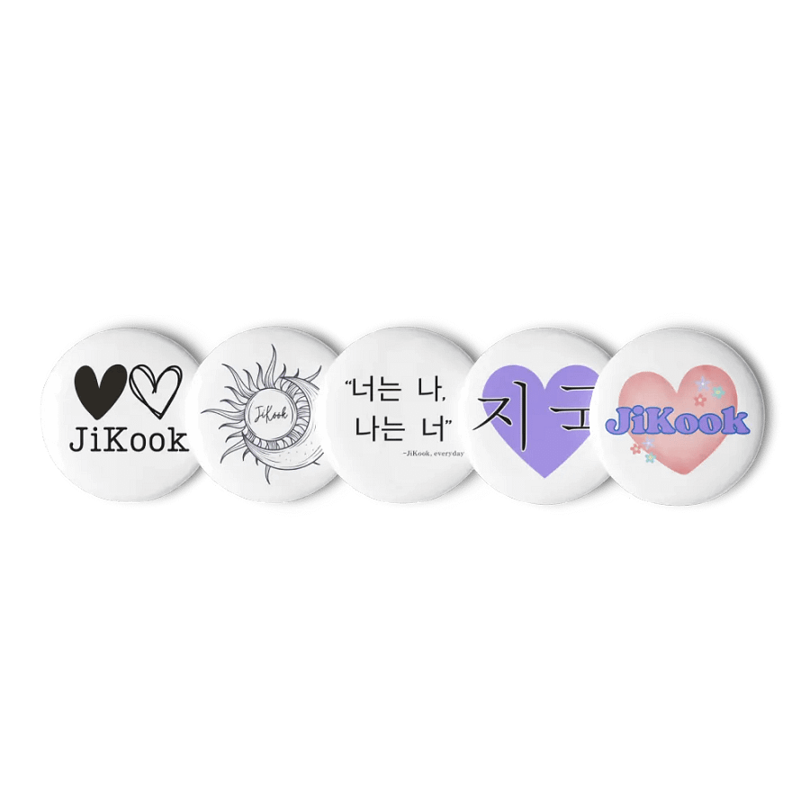 JiKook Pin Badges product image (3)