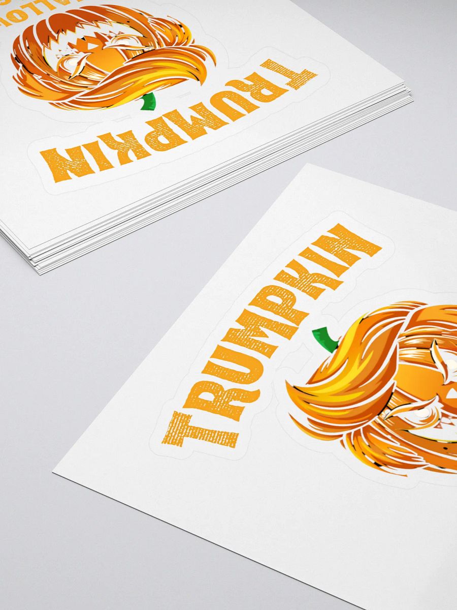 Trumpkin Make Halloween Great Again Funny Political Pumpkin Sticker product image (3)