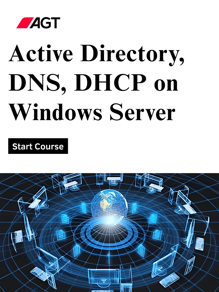Active Directory,DNS,DHCP On Windows Server 2025 100% Labs. product image (1)
