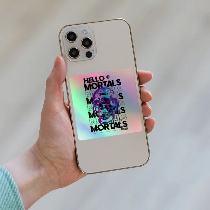 Offsetduet Hello Mortals Holographic Stickers product image (1)