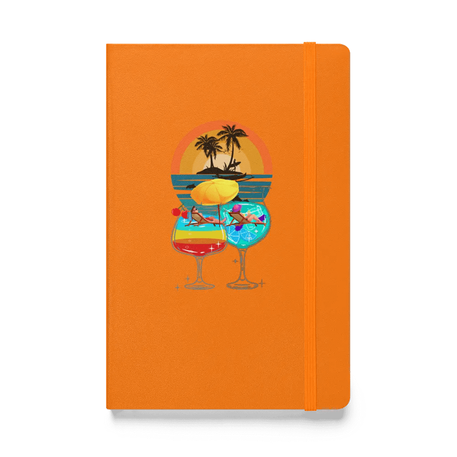Tropical Sunset Hardcover Notebook for holiday planners journalling product image (1)