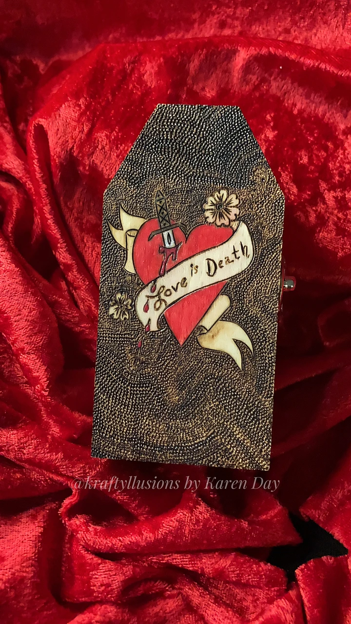 Love is Death Coffin Trinket box product image (1)