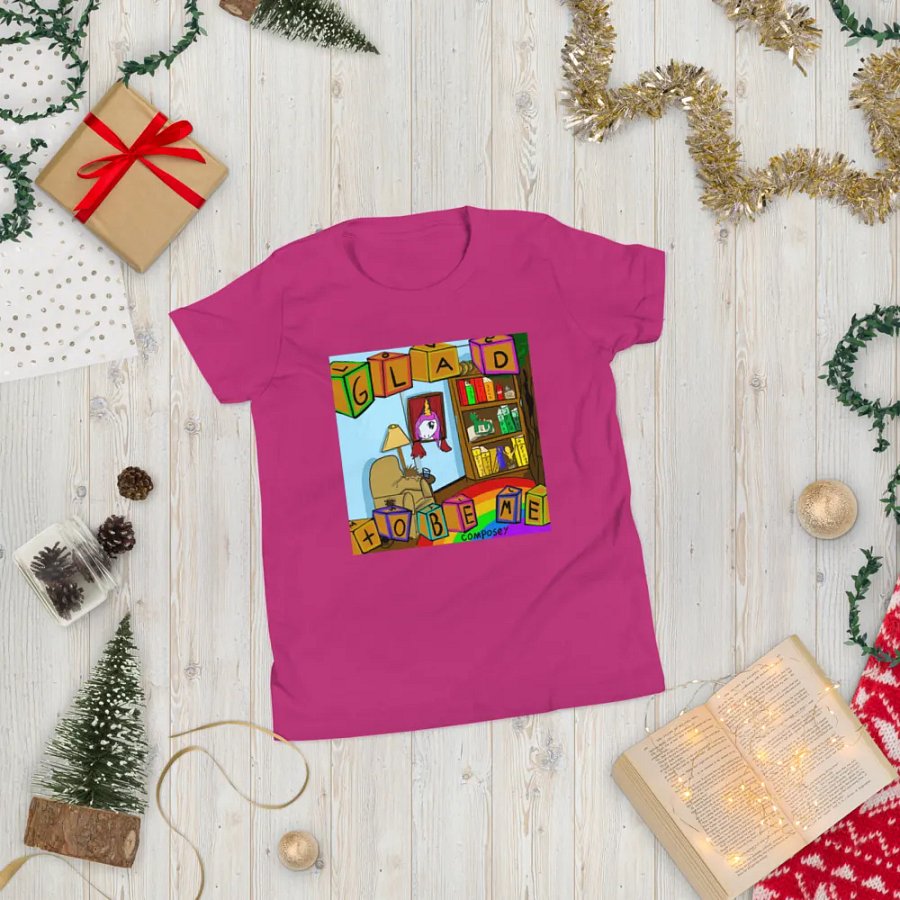 Glad To Be Me youth T product image (5)