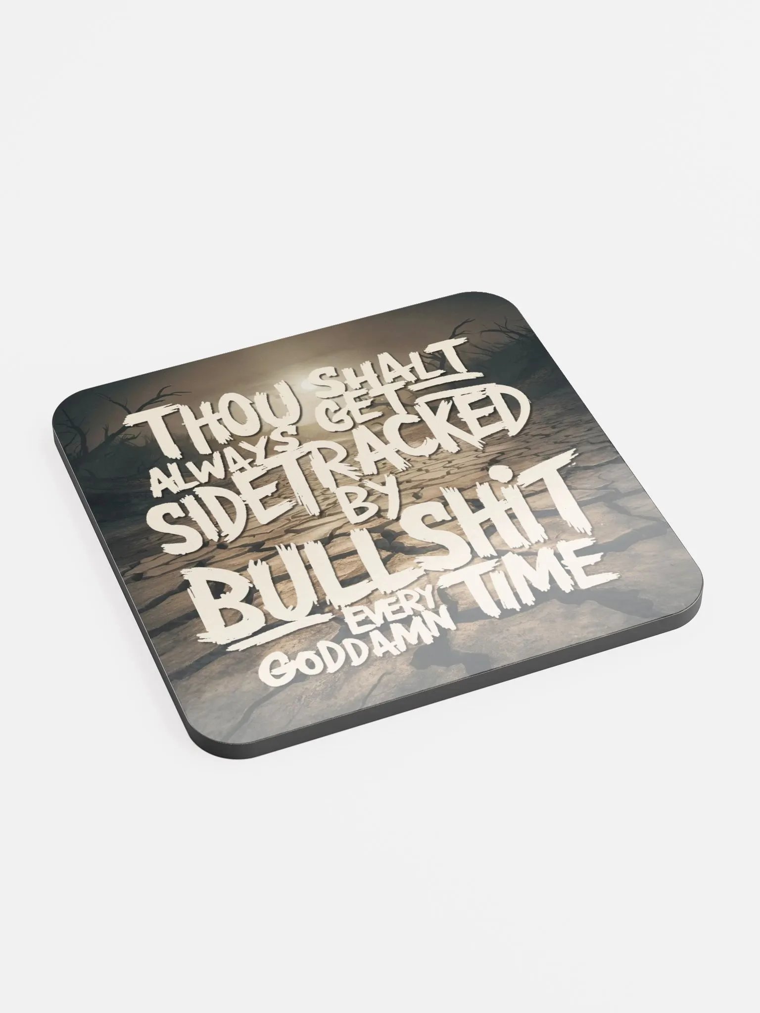 Rule of the Wasteland - Glossed Cork Coaster product image (3)