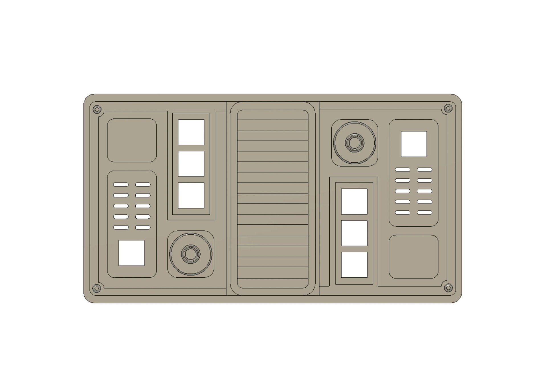 Star Wars Galaxy's Edge Control Panel V2 3D Model product image (2)
