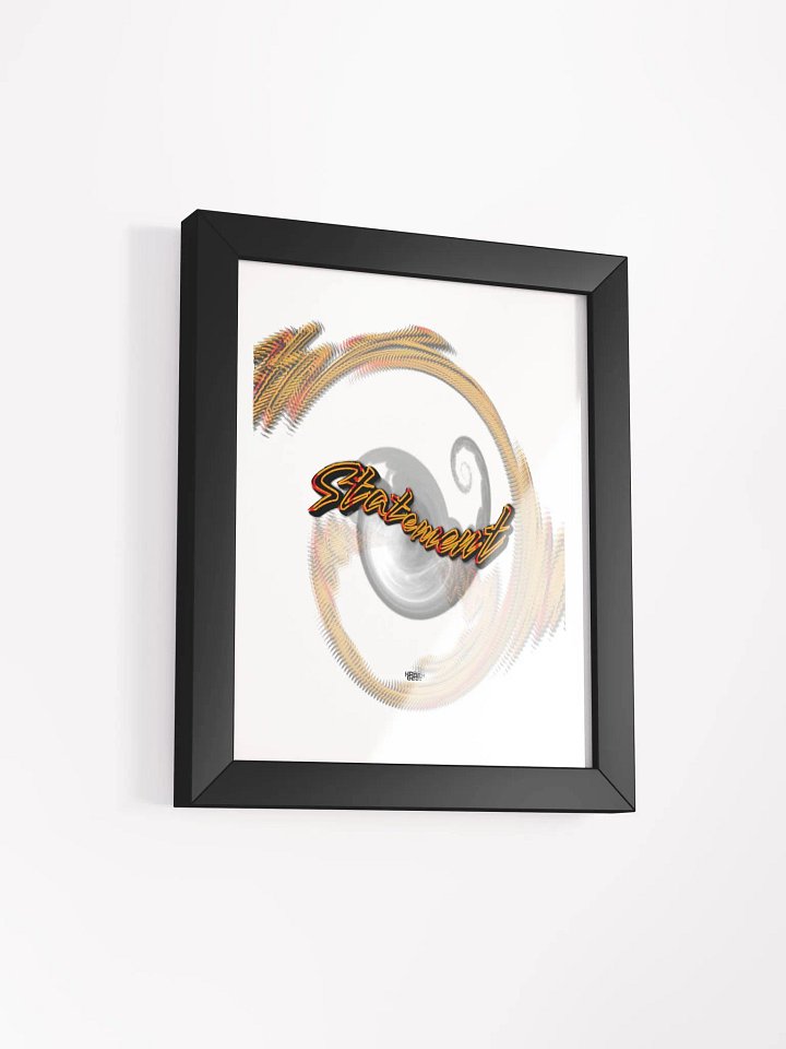 Statement - Framed - High-Quality Matte Poster product image (2)