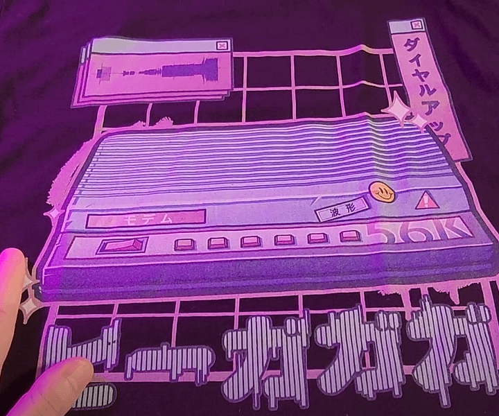 Natsukashii Dial-up Sound Supersoft T-Shirt product image (2)