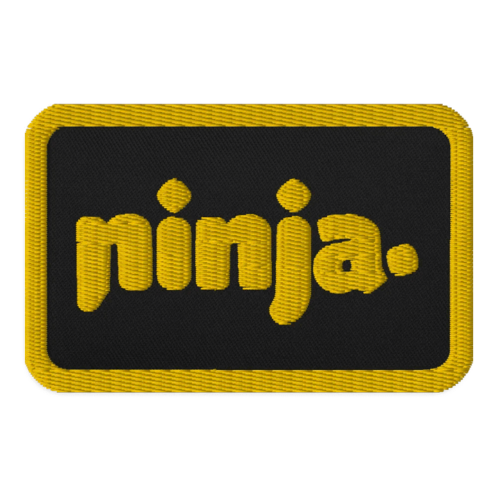 Ninja Patch: Black and Yellow product image (1)