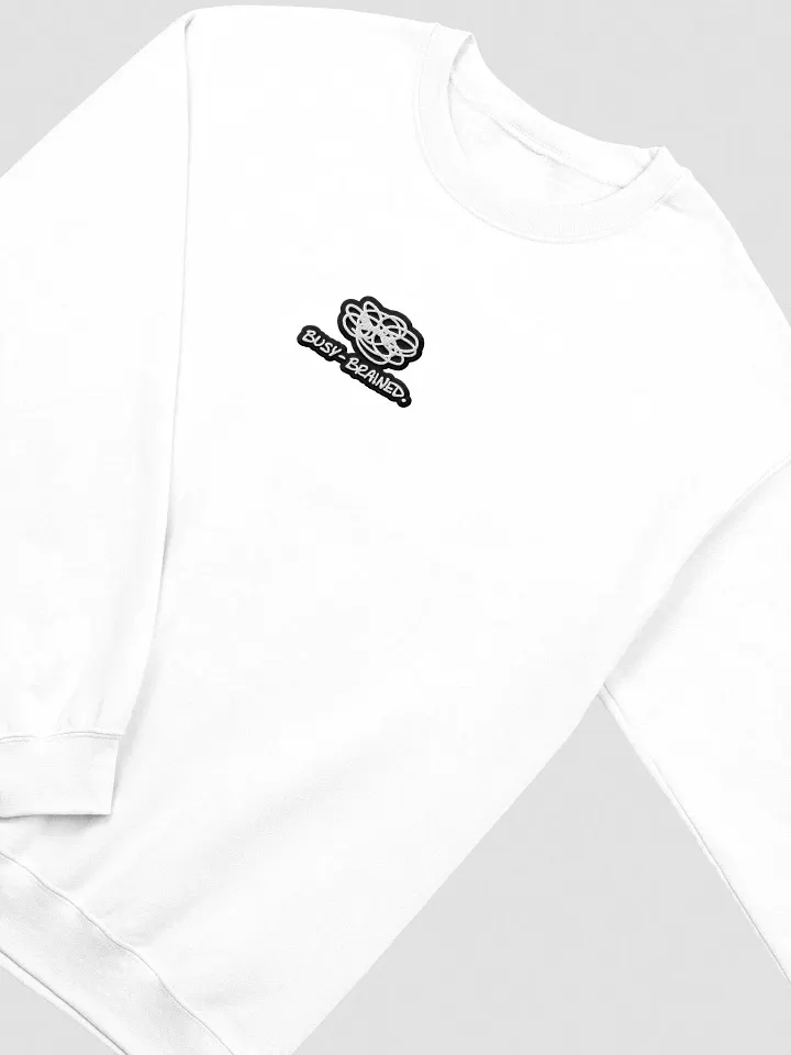 BUSY-BRAINED embroidered crewneck (bubble design 2) product image (1)