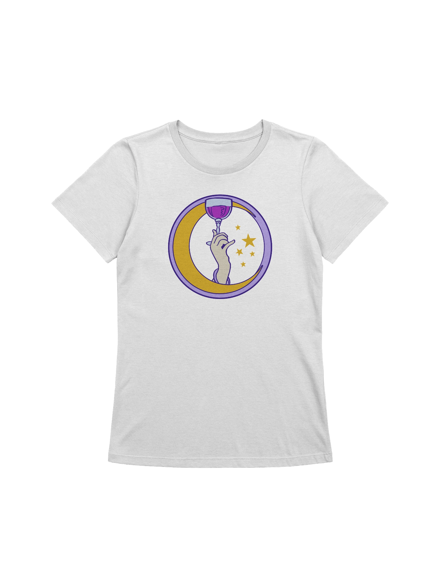 Toasting the Moon Women's Relaxed Fit Tee - Light product image (1)