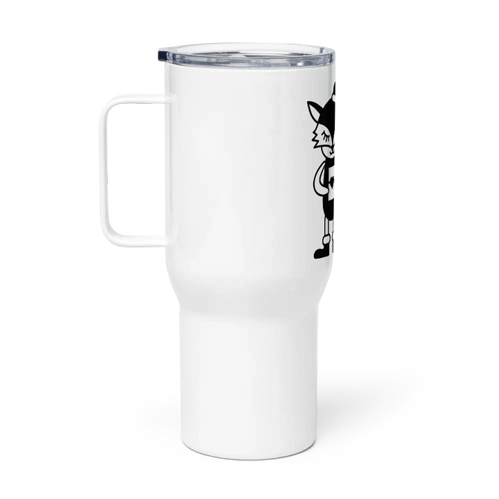 Fox with a Gift Clipart Travel Mug product image (2)