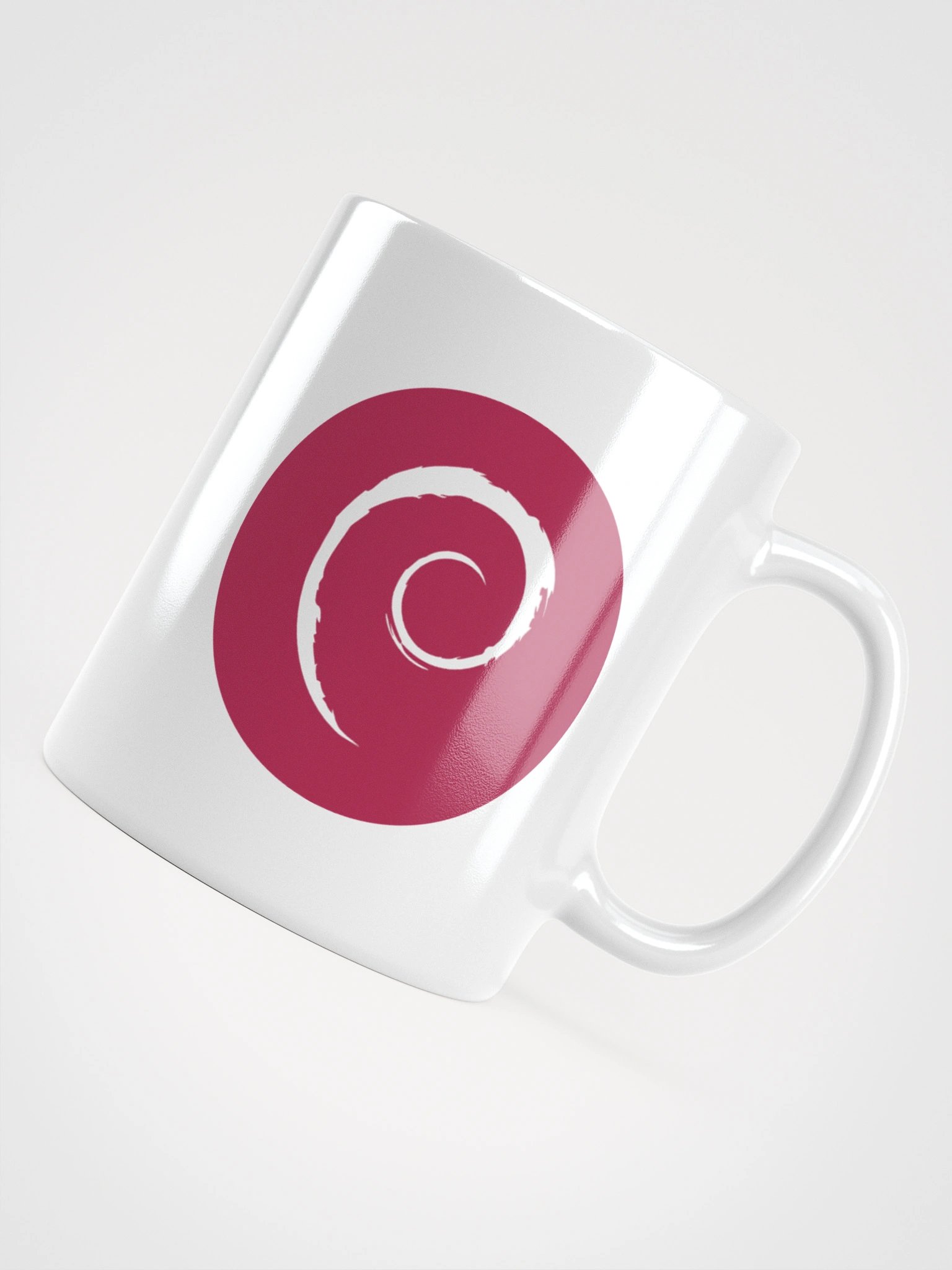 White Mug - Debian product image (4)