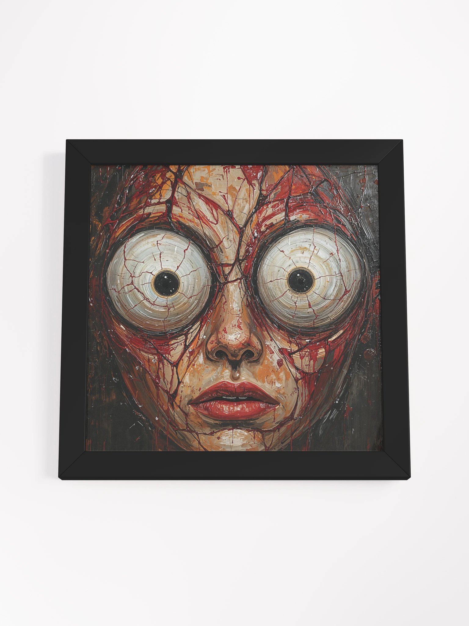 The Moment Before the Scream Framed Print product image (20)