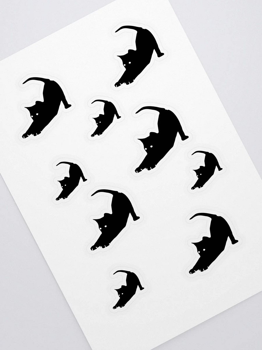 Stretching Cat Sticker Sheet product image (2)
