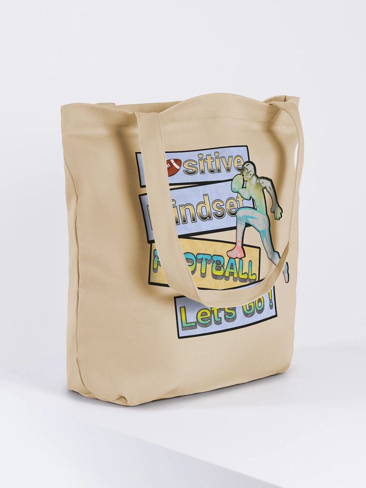 Positive Mindset Football Eco Tote product image (4)