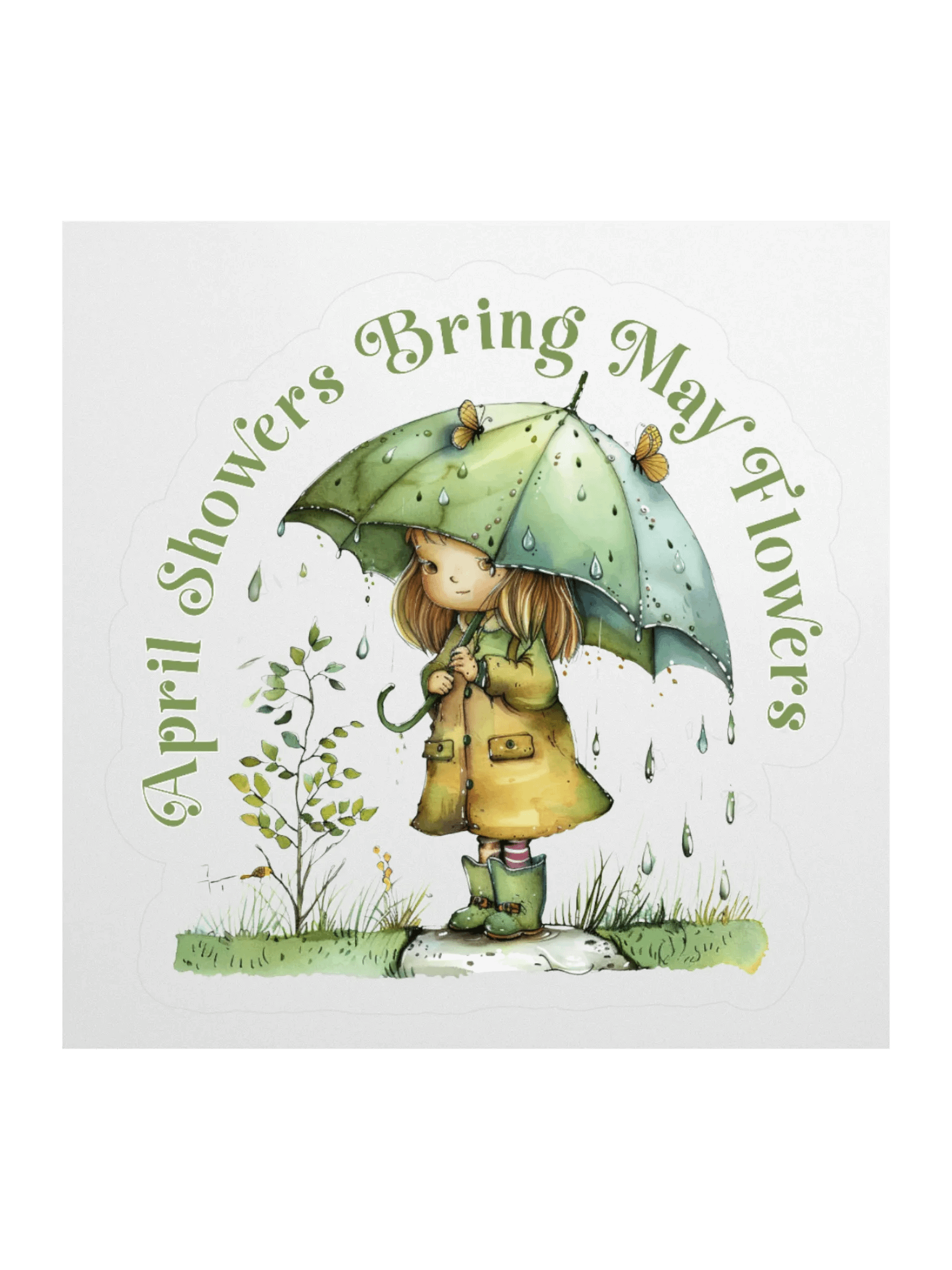 April Showers Bring May Flowers Sticker Set product image (1)