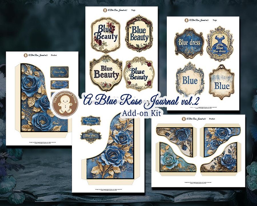 A Blue Rose Journal Vol.2 3-in-one Jumbo Collection Digital Kit product image (6)