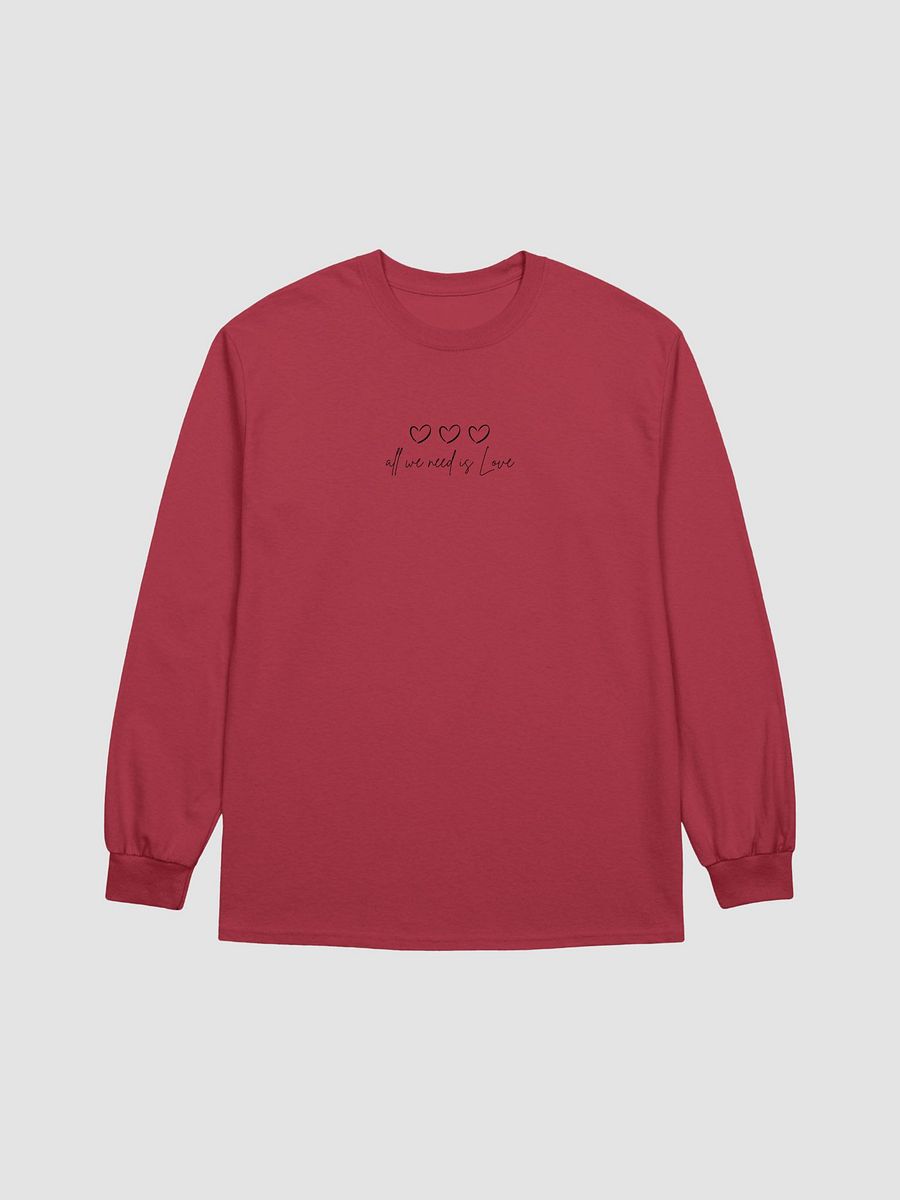 All we need is love | Unisex long sleeve product image (1)