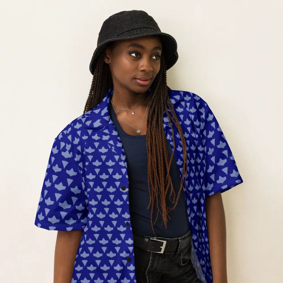 Meeple Hawaiian Shirt (Blue) product image (6)