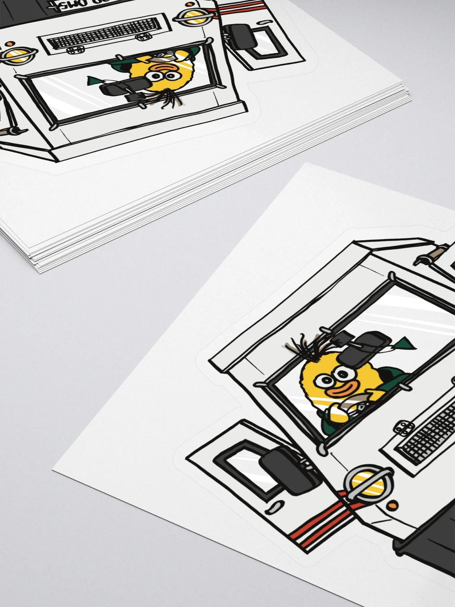 Big wheelie in his van sticker! product image (3)