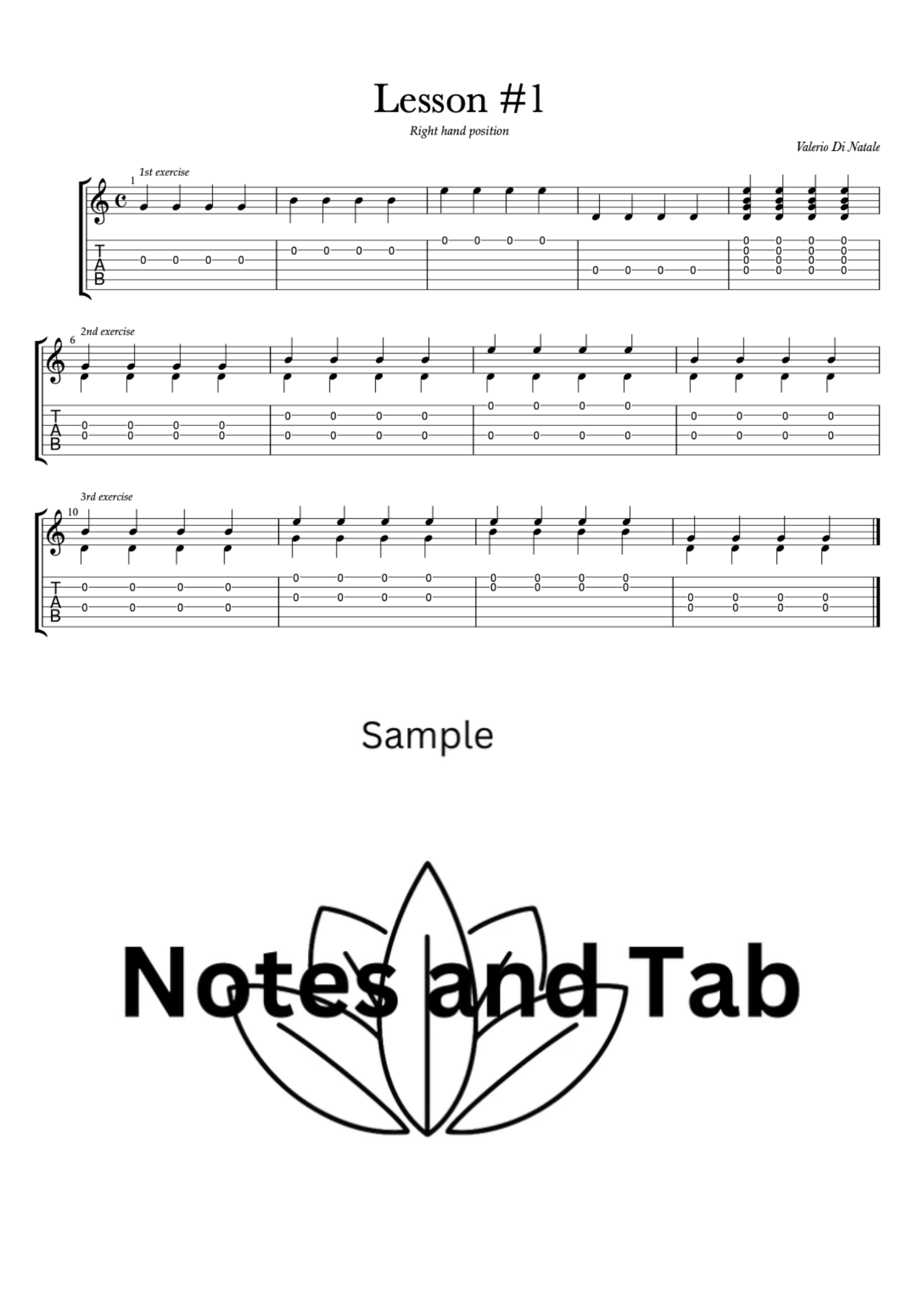 L.#1 - Right hand position exercise product image (1)