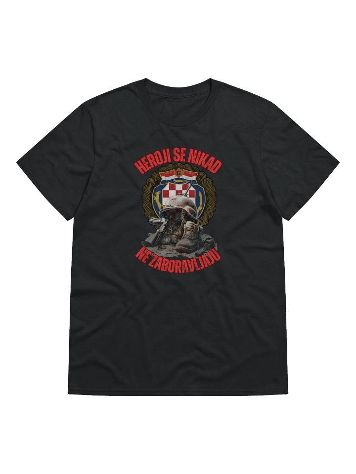 Memorial Crest Military Heroji se nikad ne zaboravljaju T-Shirt product image (3)
