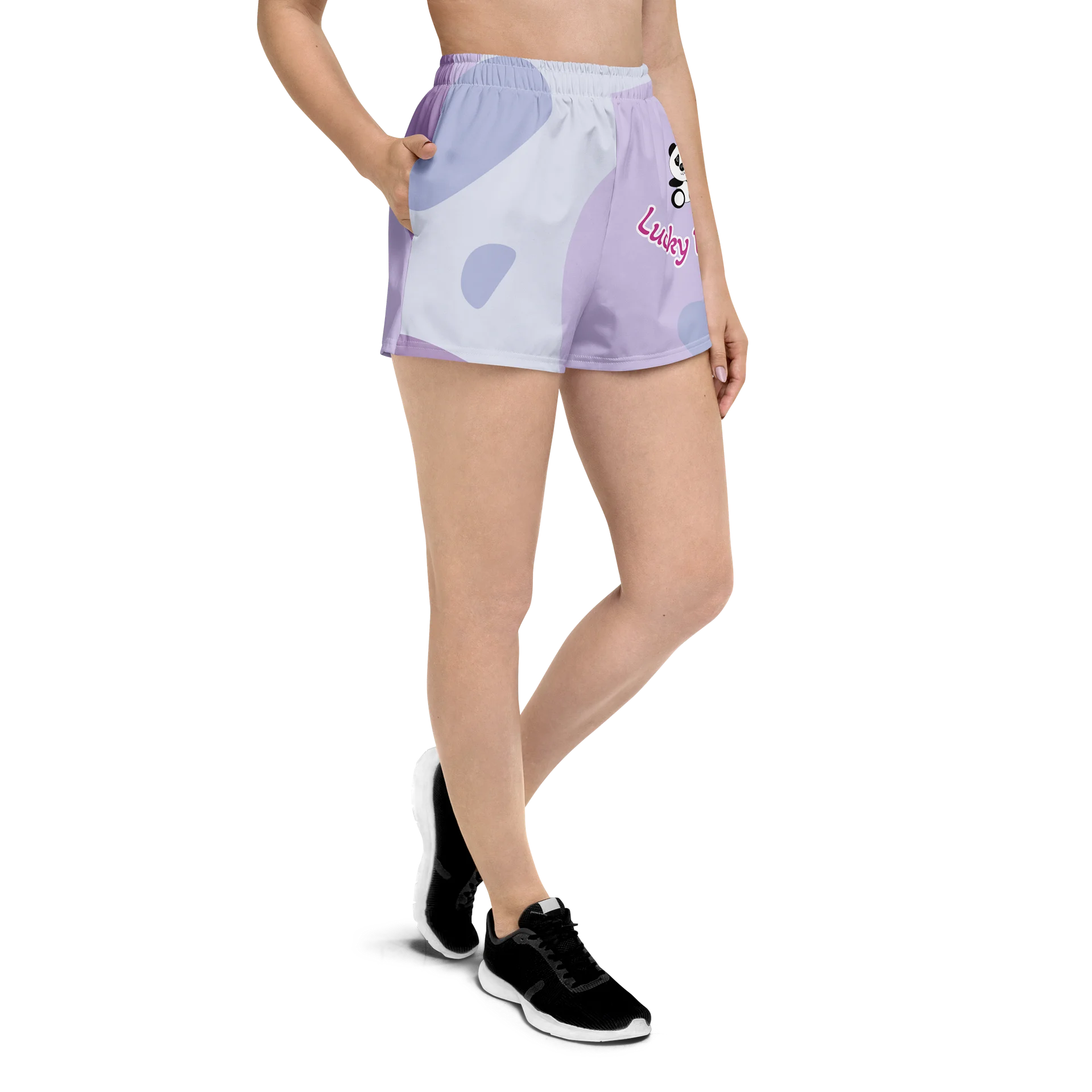 Lucky Panda All-Over Athletic Shorts product image (3)