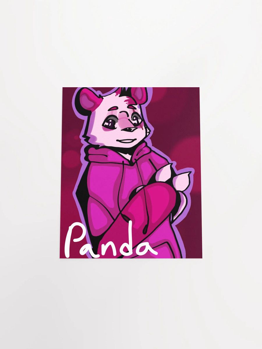 Panda portrait paper poster product image (4)