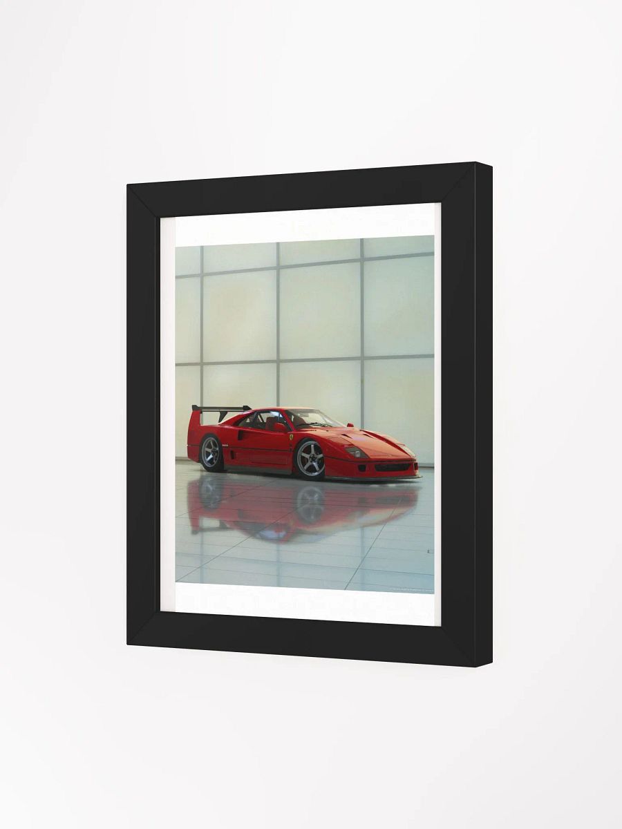 Ferrari F40 LM Garage Toy Framed Poster product image (3)
