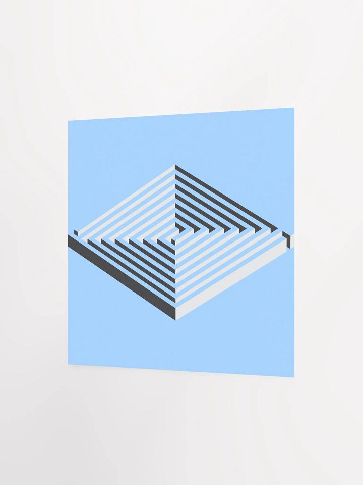 Spiral Maze Matte Paper Poster product image (2)